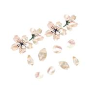 LAPYAPPE 2pcs Cherry Blossom Guitar Sticker and Bass Panel Sticker Set Decorative and Modifying for Guitar and Bass with Beautiful Eye-catching Design