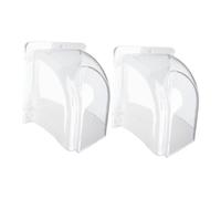 LAPYAPPE 2Pcs Doorbell Cover for Access Control Machines Rain Protection for Fingerprint Attendance Devices Durable Material Shield Against Weather Conditions