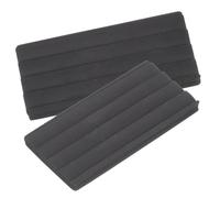 LAPYAPPE 2pcs Drum Hoop Guard Rubber Pads Anti-slip Bottom Supports Concise Simple Design Elegant Black Drum Guards Suitable for Professional Players and Students