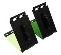 LAPYAPPE 2Pcs Guitar Fretboard Cleaner for Electric Acoustic Bass Practical Fingerboard Rub Tool with Material Easy Up-down Movement for Instant String and Fret Cleaning Includes Deep Green
