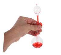 LAPYAPPE 2pcs Hand Boiler Glass Energy Transfer Science Interactive Liquid Hourglass for Home Decor Temperature-driven Art Ornament Unique Educational gift for for for for for for for Science Lovers