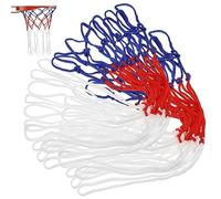 LAPYAPPE 2pcs Indoor Basketball Net Durable Basketball Shot Training Nets with Loops Weather Resistant for Rainy Windy Days Easy Installation for Standard Rims