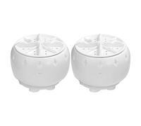 LAPYAPPE 2pcs Portable Mini Turbo Washing Machine for Laundry, USB Powered Automatic Washer Suitable for Home, Dormitory, Camping, and Travel Use