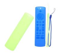 LAPYAPPE 2Pcs Silicone Remote Control Cover for Tv Stick Protective Shell Compatible with Fire Tv Stick Comfortable Grip Accurate Fit Easy Access to Buttons and Ports