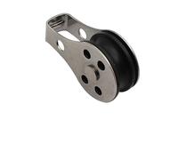LAPYAPPE 2Pcs Stainless Steel Pulley System Single Pulley Wheel for Lifting Durable and Heavy Load Capacity for Rope Applications and Convenient Use