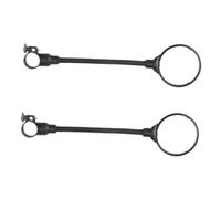 LAPYAPPE 2pcs Wide Angle Bike Mirror Handlebar Rearview Mirrors for Bicycle Motorcycle Electric Scooter Adjustable Acrylic Convex Lens with Easy Installation for Commuters and Road Cyclists