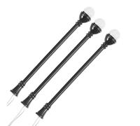 LAPYAPPE 3 Pcs European Style Courtyard Model Lamps Sand Table Landscape Street Lamp Miniature Retro Design Lightweight for Artistic Garden Decoration