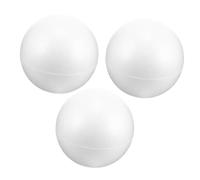 LAPYAPPE 3 Pcs Hollow Polystyrene Foam Balls Detachable Smooth Spheres for DIY Ornaments Seasonal Displays Centerpiece Bowls and Stage Background Crafts