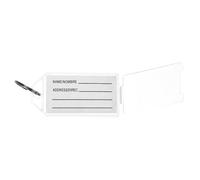 LAPYAPPE 30pcs Plastic Key Tags with Flipping Lid and Id Label Easy to Use and Identifiable Key Tag and Bags Suitable for Hotel and Dormitory Use