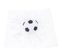 LAPYAPPE 3D Prank Soccer Broken Window Decal Sticker for Car Vehicle, Plastic Material with Easy Removal and No Residue, Unique Eye-catching Style for Car Window Decoration