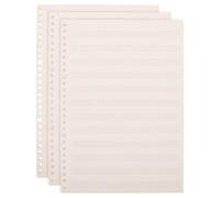 LAPYAPPE 3pcs Blank Music Staff Exercise Book Music Manuscript Paper Notebook for Beginners Guitar Piano Writing Composition Notebook