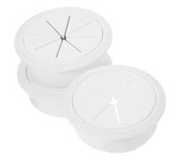 LAPYAPPE 3pcs Cable Grommet Round Wire Hole Cover Desk Cable Hole Plugs Plastic Cord Plugs for Organizer
