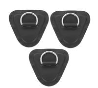 LAPYAPPE 3Pcs Kayak Cord D Buckles Canoe Rope Rings Essential Kayak Accessories for Easy Repairs Maintenance Lightweight Easy to Install for Kayaking Paddleboarding