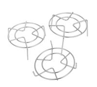 LAPYAPPE 3pcs Steamer Trivet Cooking Stand Stainless Steel 5.5 Inch Diameter Easy to Clean Versatile Use for Electric Pressure Cooker Canning and Cooking