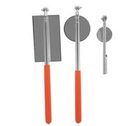 LAPYAPPE 3Pcs Telescoping Inspection Mirrors with Swivel Rotation and Extendable Rods for Mechanic Extra Viewing Flexible Stainless Steel Handheld Tools