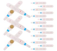 LAPYAPPE 40pcs Pregnancy Test Scratch off Game for Shower, 40 Blue Paper Cards with Instant Results, Lightweight Party Favors for Indoor Party Scenes and Unique Sprinkle Games