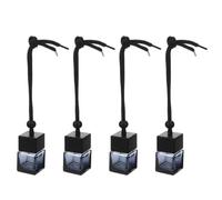 LAPYAPPE 4pcs Car Perfume Pendant Hanging Air Freshener Empty Car Diffuser Bottles for Essential Oils Cup Holder Aromatherapy Decoration