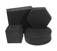 LAPYAPPE 4Pcs Geometry Cube Photo Props Lightweight Decorative Posing Blocks for Photography Studio Makeup Shops More for Jewelry Cosmetics Desserts Flowers