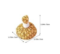 LAPYAPPE 4pcs Herbal Massage Balls for Foot and Back Muscle Relief, Manual Hot Compress Aromatherapy Massage Tool with Traditional Chinese Medicine, Small Handheld Wellness Spa Set for Home