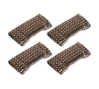 LAPYAPPE 4pcs Pool Cue Shaft Cleaner Cloth Soft Snooker Cue Polishing Wipes for Rapid Grease and Chalk Removal Travel-friendly Billiard Stick Maintenance Accessories