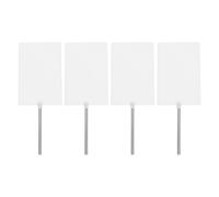 LAPYAPPE 4pcs Portable White Optical Screens Frosted Surface and Handle, Imaging Performance for Optics Experiments, for Classroom Instruction and Scientific Research