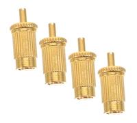 LAPYAPPE 4pcs Tremolo Bridge Studs Electric Guitar Saddle Screws for String Tuning Replacement Durable Bridge Posts Anchors for Luthiers and DIY Guitar Makers