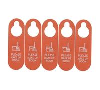 LAPYAPPE 5 Pcs Double Sided Privacy Door Hanger Sign with Do Not Disturb and Please Make Up Messages Bold Easy Read Text Modern Design for Home Hotel Clinic Dorm Office Use