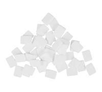 LAPYAPPE 50 Pcs Car Scent Diffuser Pads Replacement for Essential Oil Diffuser Necklace and Car Humidifiers White Fiber Cotton Pads for Prolonged Use and Soft Comfortable Feel