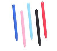 LAPYAPPE 5Pcs LCD Writing Tablet Stylus Screen Graffiti Stylus for Drawing Writing Learning Sensitivity for Adults Red Blue Black Light Pink Light