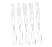 LAPYAPPE 5pcs Refillable Nail Oil Pens Brush Tip 5ml Essential Oil Nail Polish Applicator for Cuticle Care and Lip Gloss Dispensing, Vacuum Twist Makeup Brush Pens for Precision Beauty Application