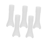 LAPYAPPE 5pcs Silicone Water Bottle Mouthpieces Replacement Kit Ergonomic Bite Valve for Direct Drinking Space Cups Solid Liquid Silicone Flexible Tumbler Nozzle Spout for Hiking Camping