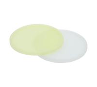 LAPYAPPE 6pcs Non Slip Silicone Luminous Coasters Heat Insulation Round Cup Mats for Home Use for Cups and Drinks Creative Fluorescent Design with Overflow Edge Random Color
