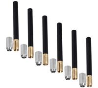 LAPYAPPE 6pcs Pencil Extenders for Art and Plastic Pencils Portable and Reusable Suitable for Artists and Students in Office and School Use