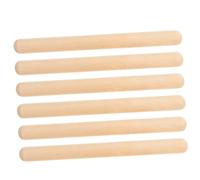 LAPYAPPE 6Pcs Wooden Rhythm Sticks for Classroom Percussion Instruments Safe Maple Music Sticks for Early Music Education