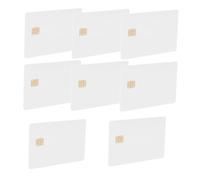 LAPYAPPE 8pcs Blank PVC Identity Cards for Id Badges White for Access Control and Scratch-Resistant Design for Employee and Driver Identification