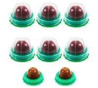 LAPYAPPE 8pcs Catnip Cat Bite Ball with Vitamin Pudding Safe Cat Sweet Treats Helps Clean Teeth