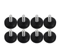 LAPYAPPE 8pcs Rubber Feet Pads for Exercise Machines with 12mm Screw Diameter, Effortless Installation, Compatible with Home Gym and Fitness Center Equipment, Anti-vibration Stabilizer