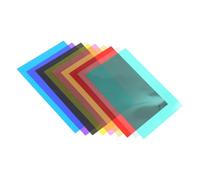 LAPYAPPE 9pcs Light Filters Light Diffuser Film for Photography Classroom Lighting Gels Colours