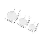 LAPYAPPE 9Pcs Stainless Steel Metal Shooting Targets Set, Small 2cm 3cm 4cm Training Plates for Archery and Practice, Sturdy Hanging Targets for Outdoor Shooting Training