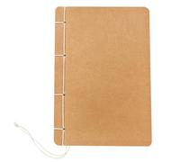 LAPYAPPE A5 Handmade Thread-bound Notebook with Blank inside Pages, Retro Kraft Paper Notepad Featuring Eye Protection and Classic Paper Material, for Travel Journal and School Use