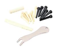 LAPYAPPE Acoustic Metal and Simple Plastic Installation with Material Bridge Pin Puller Tool Set Not Easy to Deform for Guitar Suitable