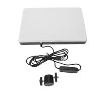 LAPYAPPE Adjustable 11-Inch LED Panel Light 5V2A Portable Photography Lighting for Live Streaming and Video Recording, Continuous Temperature Dimmable Fill Light for Portraits and Studio