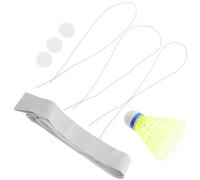 LAPYAPPE Badminton Training Kit Adjustable Rebound Trainer with Highly Elastic Ropes Portable Indoor/Outdoor Solo Practice Tool for Badminton Enthusiasts