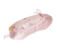 LAPYAPPE Ballet Shoe Pen Pouch Portable Organizer for Dancer Lovers Unique Ballet Design Zipper Closure Pencil Case for Students Artists and Travelers