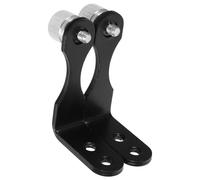 LAPYAPPE Binocular Adapter and Mount Bracket for Telescope and Binoculars Tripod Connection, 2pcs Metal L-shaped Photography Adapter, Compatible with Astronomical and Monocular Use, Black Silver