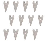 LAPYAPPE Bookmarks Bookmaker Clamp 12pcs Stainless Steel Retro Creative Portable Book Clips Vivid Shapes for Office and School Use