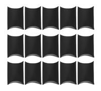 LAPYAPPE Candy Boxes and Small Item Storage Paper Black Pillow Shape 50pcs for Wedding Favours for Important Occasions and Marriage Packaging