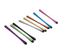 LAPYAPPE Capacitive Stylus Pens Anti-scratch and Reduce False Random Color Slim Waist 8 Pcs with Capacitive Touch Screen Silicone and Metal Material for Tablet and Electronic Devices