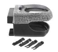 LAPYAPPE Car Cup Holder Air Vent Cup Holder for Car Interior with Rhinestone Design Plastic Material