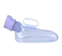 LAPYAPPE Car Portable Urinal for Men Reusable PVC Male Urinal with Lid Easy to Clean 32x11x16cm Multifunctional Urine Bottle for Household and Outdoor Travel